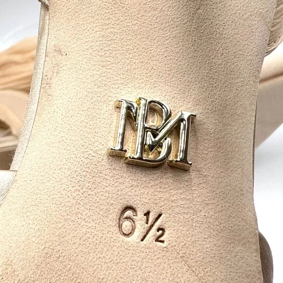 Badgley Mischka Womens Blaze Beige Nude Tan Latte Saint Heels Pumps Shoes