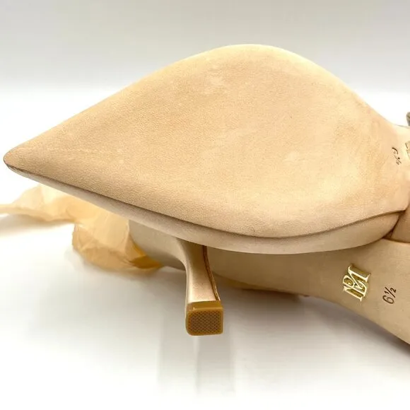 Badgley Mischka Womens Blaze Beige Nude Tan Latte Saint Heels Pumps Shoes