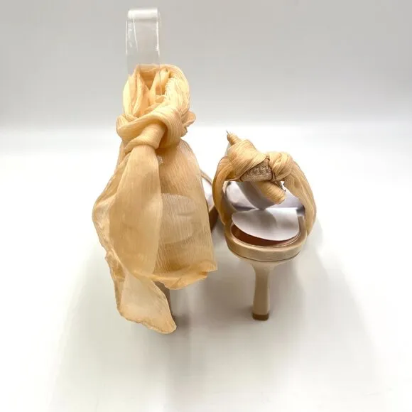 Badgley Mischka Womens Blaze Beige Nude Tan Latte Saint Heels Pumps Shoes