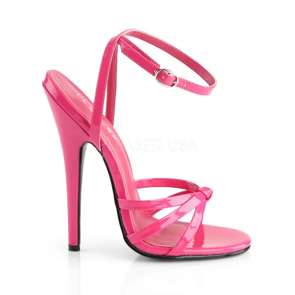 Barbiecore Barbie Ankle Wrap High Heel Shoes