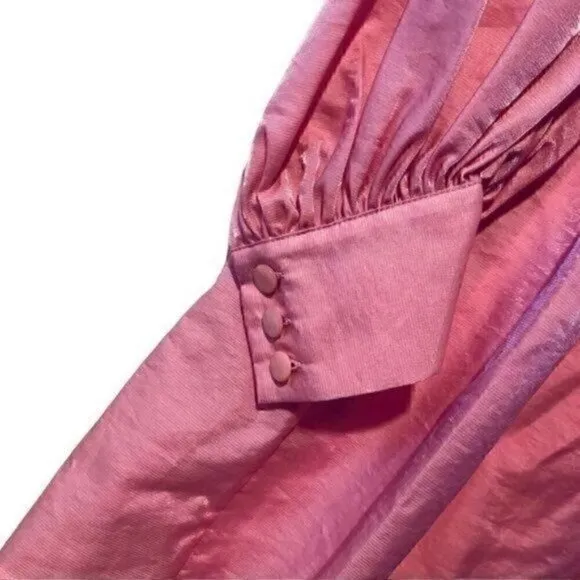 Baum Und Pferdgarten Abernathy Rosebloom Pink Baby Doll Dress sz EU42 US12 Silk