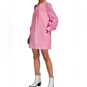 Baum Und Pferdgarten Abernathy Rosebloom Pink Baby Doll Dress sz EU42 US12 Silk
