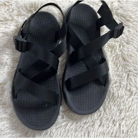Bearpaw Chaco Men's Z1 Classic Open Toe Strappy Sport Sandals Black Size 9