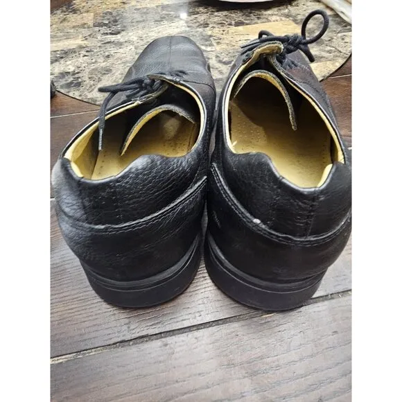 Beledere Bay Bridge Black Leather Oxford Loafers Men's Size 10 EEE