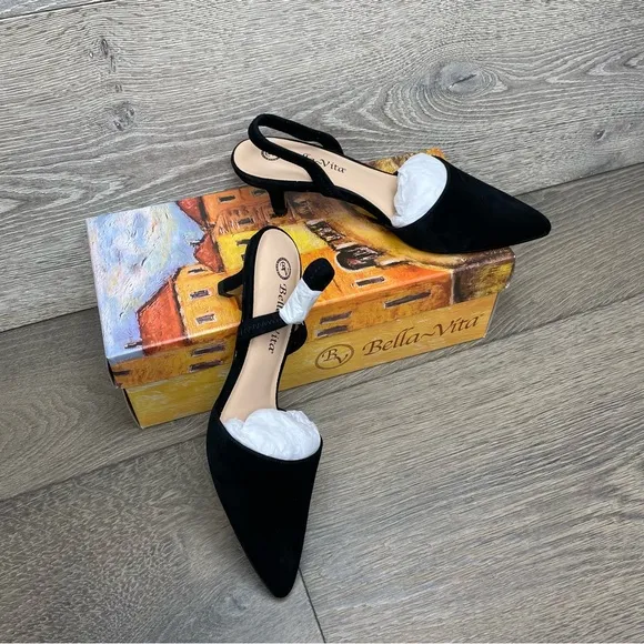 Bella Vita Sarah - Women’s Size 6.5N Black Pump Shoes NIB