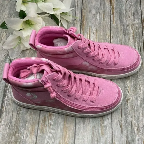 BILLY Footwear Street Girls' Tie Dye Hightop Shoes Sneakers Size 7