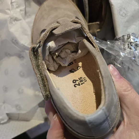 Birkenstock Gray (Tan) Mary Jane Style Shoes