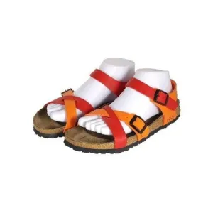 Birkenstock Papillio Women's Yara EU38 US7 Multicolor Flat Strappy Sandals Rare