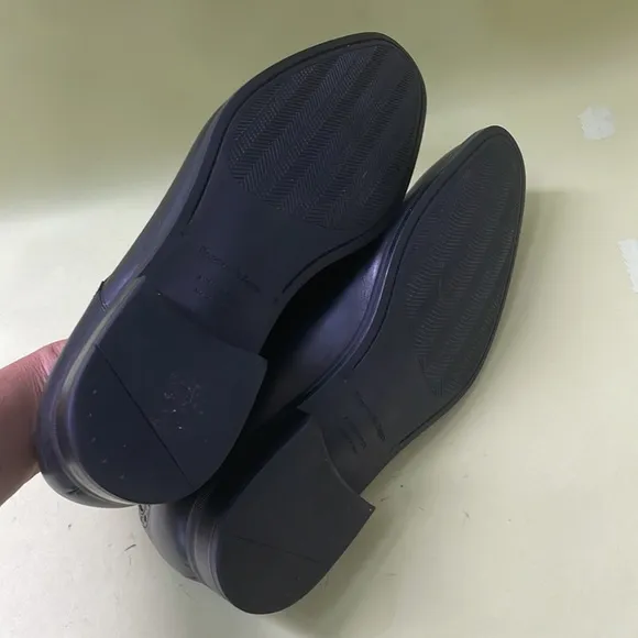 Black Ermenegildo Zegna leather dressing shoes