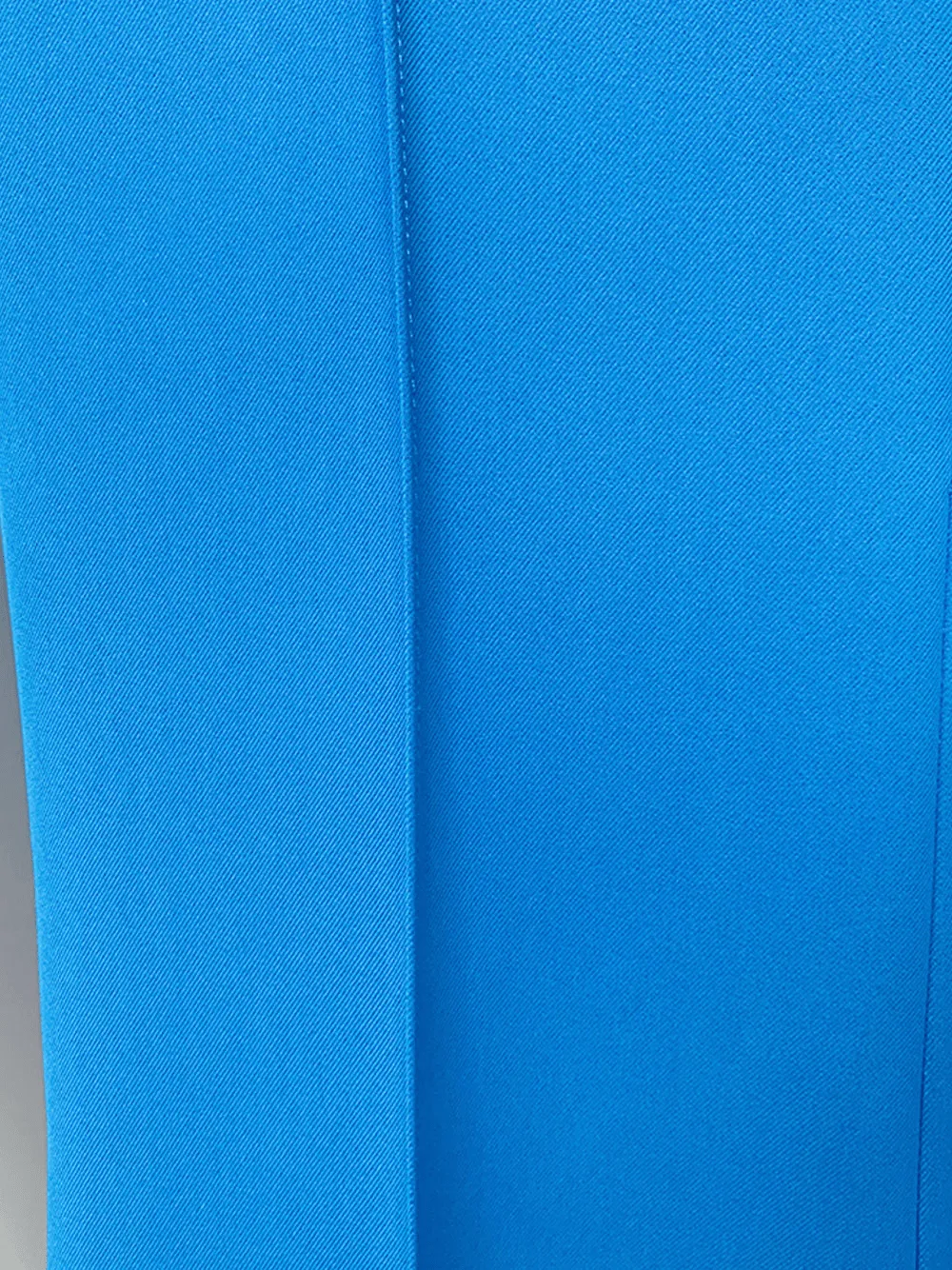 Blue 2 Piece Peak Lapel Single Breasted Slim Fit Women's Suit