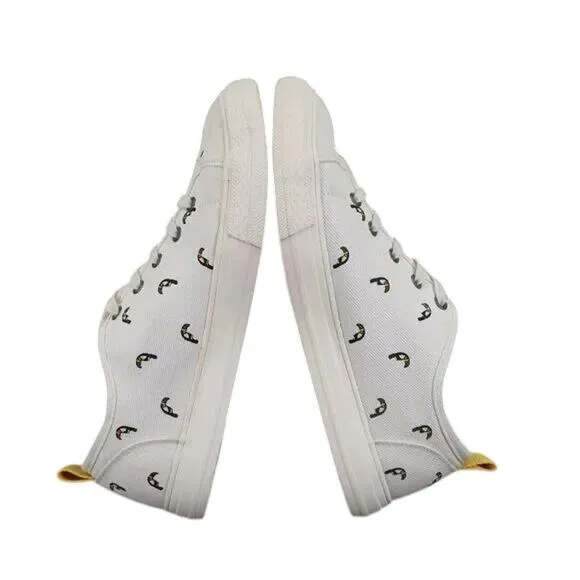 Boden Shoes Womens 41 Sneaker Freya Toucan Lifestyle Canvas Casual Print Fashion