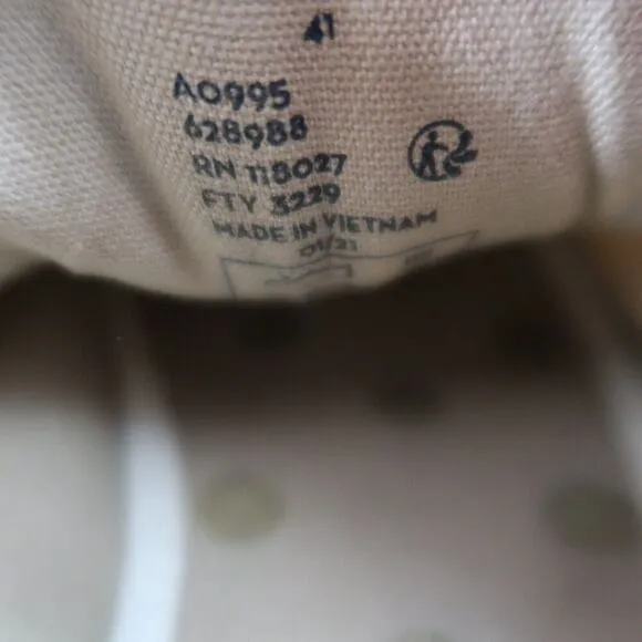 Boden Shoes Womens 41 Sneaker Freya Toucan Lifestyle Canvas Casual Print Fashion