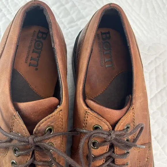 Born •11• Brown Leather Lace Up Dress Shoes