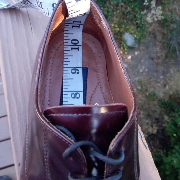 Bostonian Akron burgundy leather oxford dress shoes sz 7 1/2