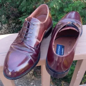Bostonian Akron burgundy leather oxford dress shoes sz 7 1/2
