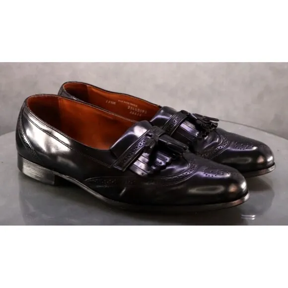 Bostonian Classics Men's Kiltie Tassel Loafers Dress Shoes Size 11.5 Leather