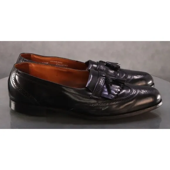 Bostonian Classics Men's Kiltie Tassel Loafers Dress Shoes Size 11.5 Leather