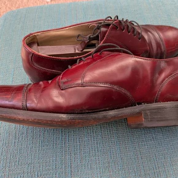 Bostonian Men's Burgundy Leather Dress Shoes