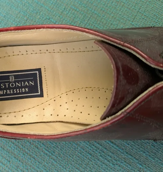 Bostonian Men's Burgundy Leather Dress Shoes