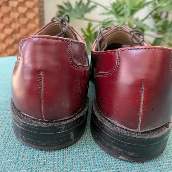 Bostonian Men's Burgundy Leather Dress Shoes