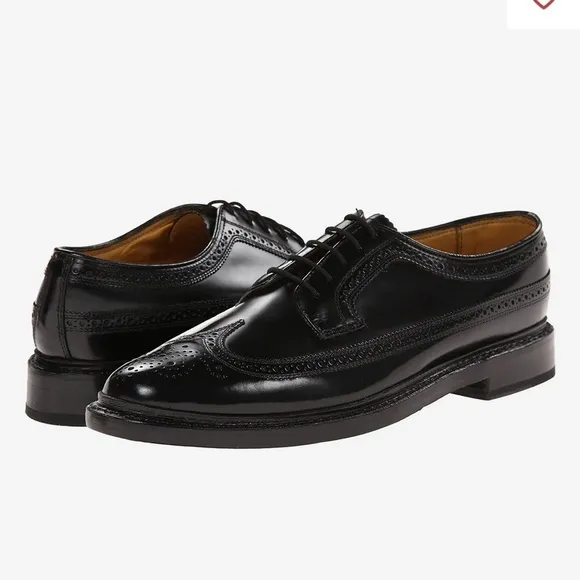 Bostonian Wingtip Oxford Leather Black Dress Shoes (EUC)​​