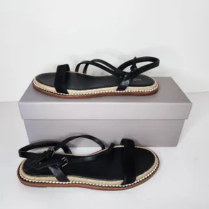 Botkier Island Black Strappy Sandals Size 7