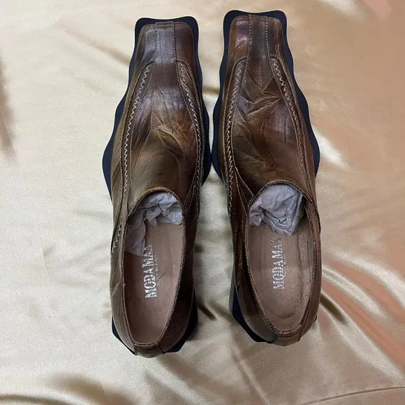BRAND NEW GENUINE LEATHER Moda Max dress Shoes original box wedding formal