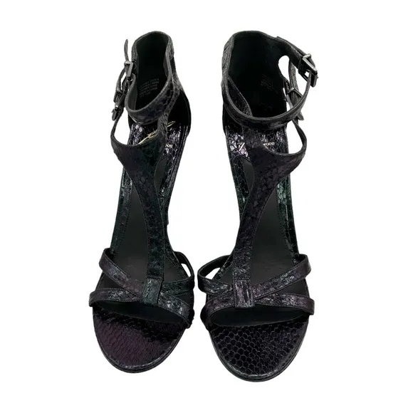 Brian Atwood T-Strap Laetitia Mermaid Fairy Ankle Strap Stiletto Heels (9)