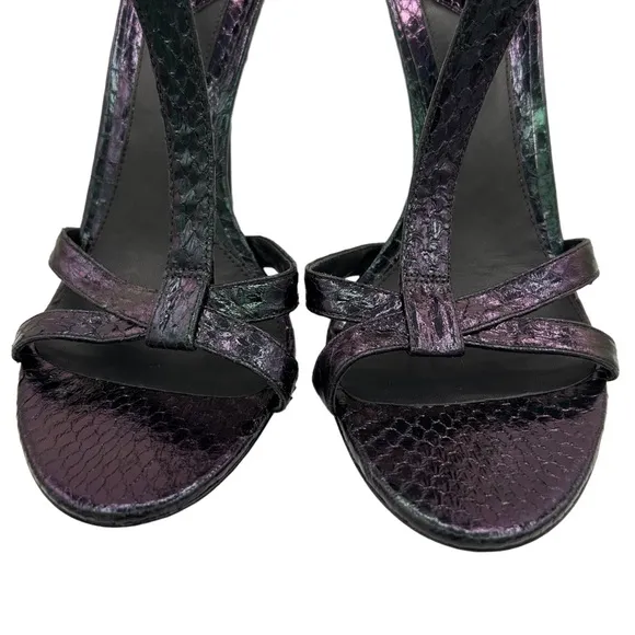 Brian Atwood T-Strap Laetitia Mermaid Fairy Ankle Strap Stiletto Heels (9)