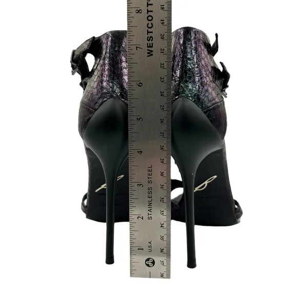 Brian Atwood T-Strap Laetitia Mermaid Fairy Ankle Strap Stiletto Heels (9)