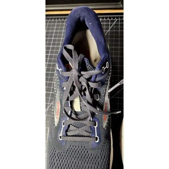 Brooks Adrenaline GTS 22 Shoes Mens Size 12.5‎ M Navy Blue Running Sneakers