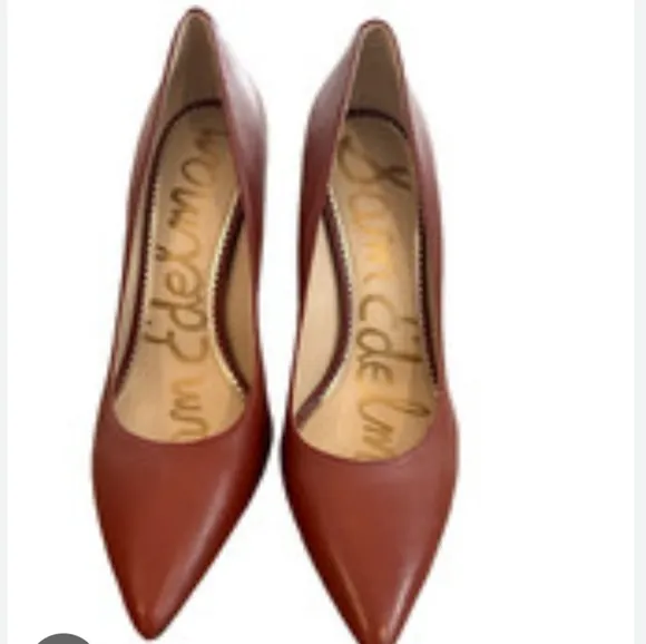 Brown Leather Women's Pumps