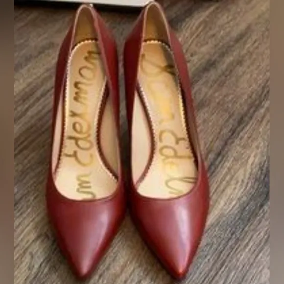 Brown Leather Women's Pumps