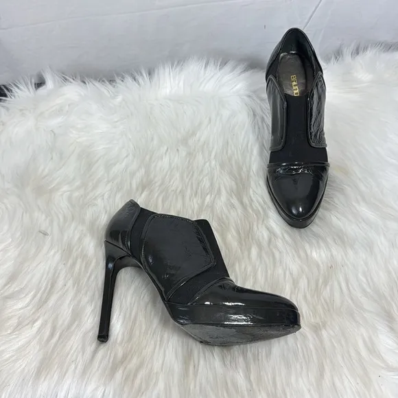 Bruno Frisoni Women's Elegant Black Patent Leather Women's Pumps Sz 38/US 8