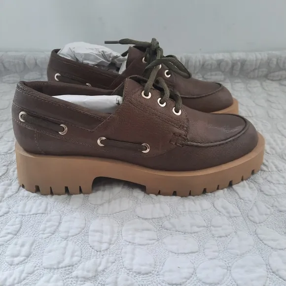 Bruno Premi Lug Sole Platform Boat Shoes