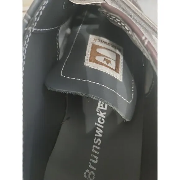 Brunswick‎ SZ 10 Bowling Shoes Gray and brown.