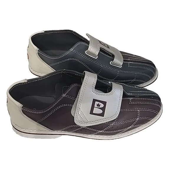 Brunswick‎ SZ 10 Bowling Shoes Gray and brown.