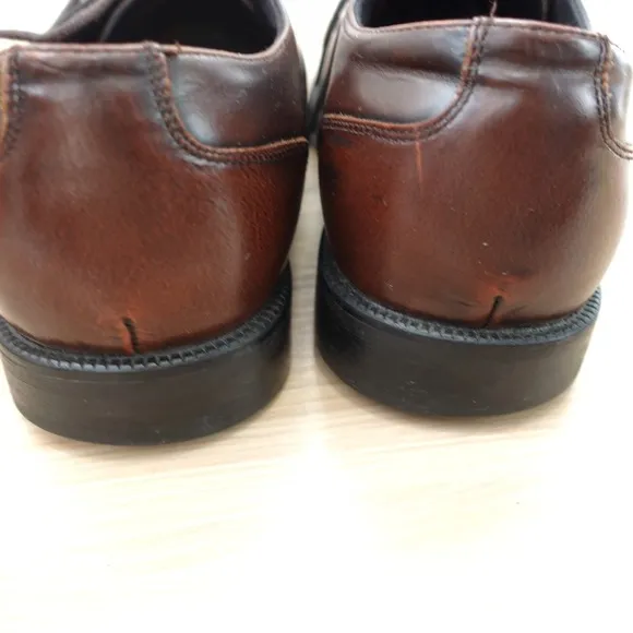 Burgundy Men Dress Shoes 11 M Apron Toe Oxford Alfan iLeather Wedding ALFATECH
