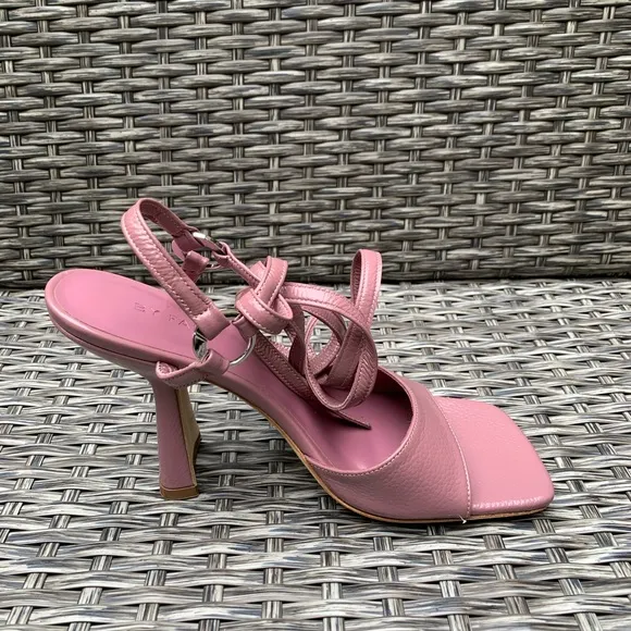 BY FAR Strappy Leather Sandals - Size 37 - NEW -