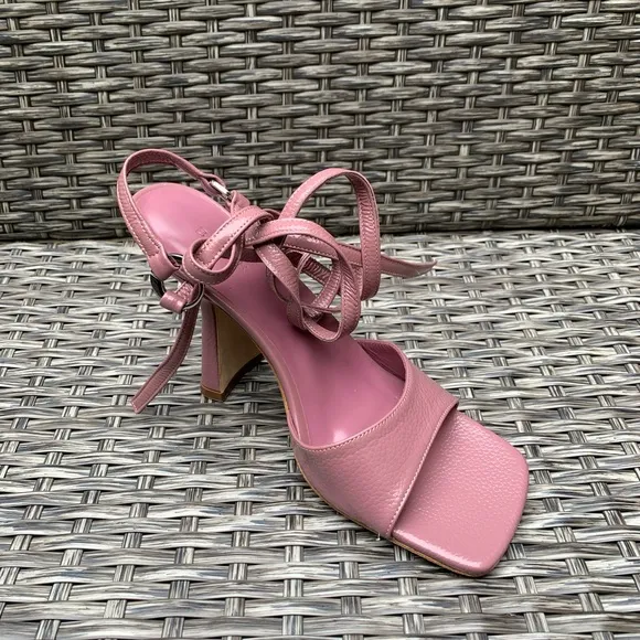 BY FAR Strappy Leather Sandals - Size 37 - NEW -