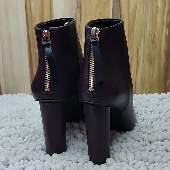 ☆CABI☆POINTED TOE LEATHER ANKLE BISSET BOOTIES LADIES SIZE 8.0 IN LIKE NEW SHAPE
