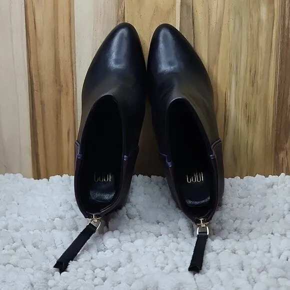 ☆CABI☆POINTED TOE LEATHER ANKLE BISSET BOOTIES LADIES SIZE 8.0 IN LIKE NEW SHAPE