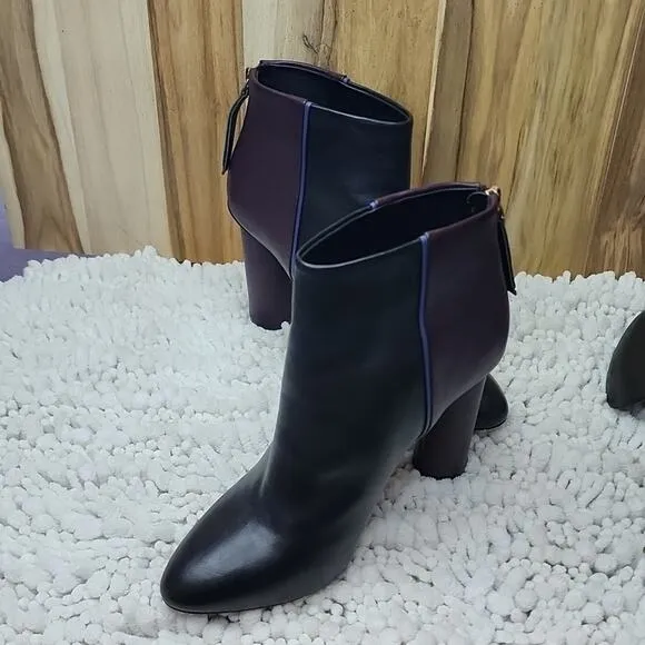 ☆CABI☆POINTED TOE LEATHER ANKLE BISSET BOOTIES LADIES SIZE 8.0 IN LIKE NEW SHAPE