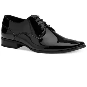 Calvin Klein Brodie Black Patent Leather Oxford Lace Up Shoes