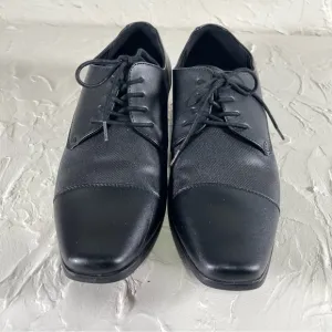 Calvin Klein Men’s Black Oxfords Formal Business Shoes Sz 10