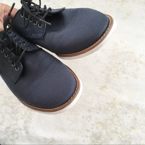 Calvin Klein Mens Shoes Aggussie 7.5 Navy Blue Oxfords