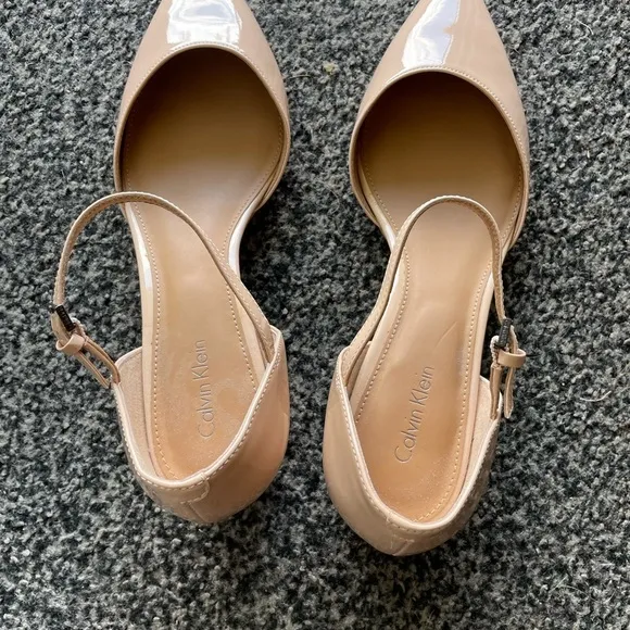 Calvin Klein Women's Nude Heels