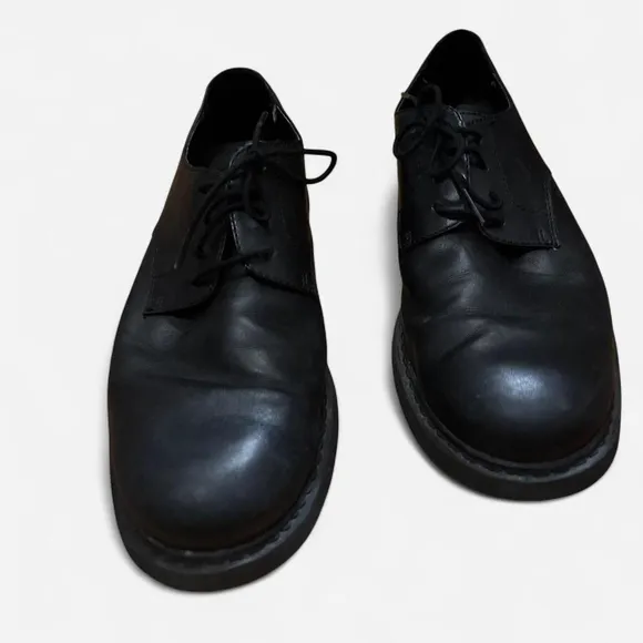 CAMPER Black Leather Oxford Shoes