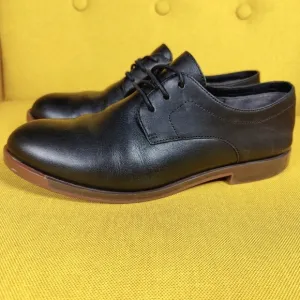 Camper Bowie Women's Lace Up Black Leather Formal Shoes Size 8