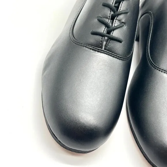 Capezio Mens Size 11M 446 Black Overture Oxford Character Dance Shoes